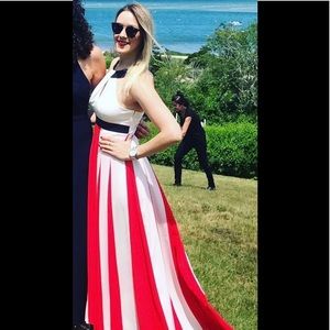Karen Millen Color Block Maxi Dress